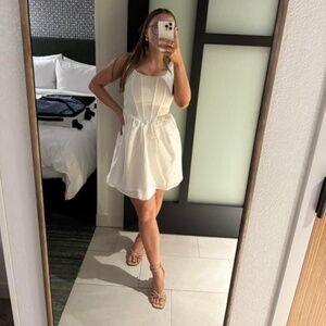White Corset Dress